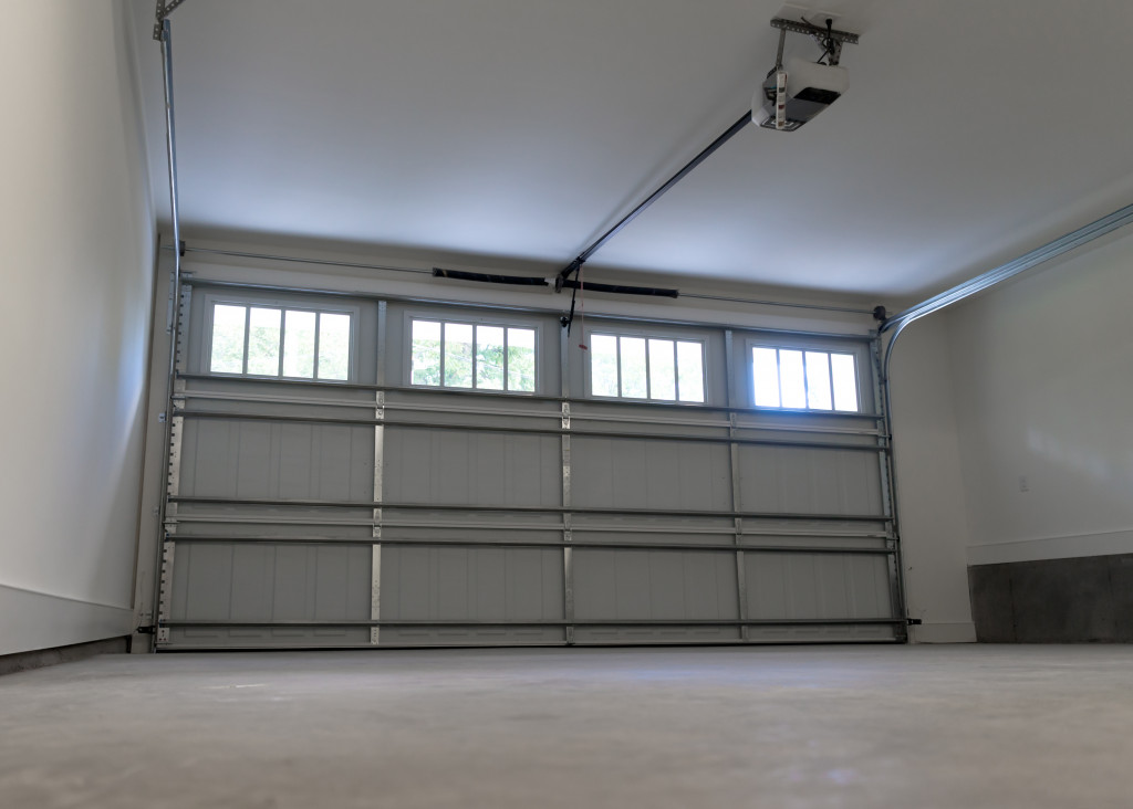 a nice garage
